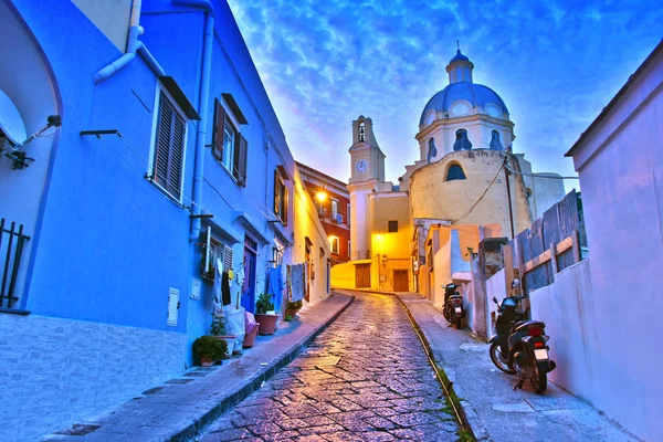 Procida Island, İtalya'nın Metropolitan City of Naples, Campania, İtalya'nın mimarisi.