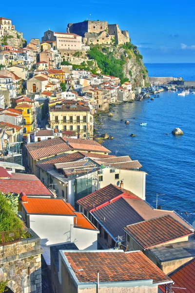 Stad Van Scilla Italiaanse Provincie Reggio Calabria Italië — Stockfoto