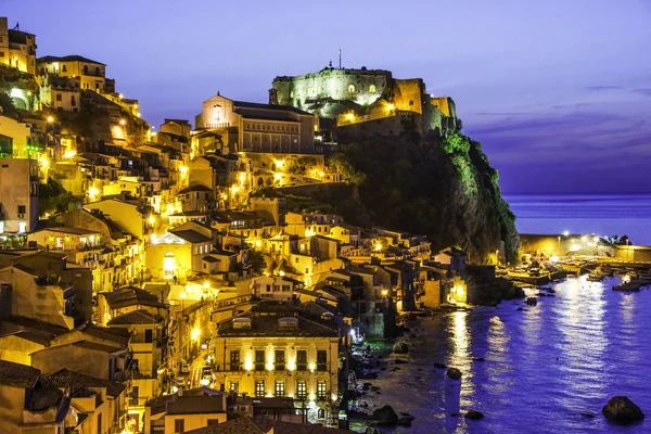 Cidade Scilla Província Reggio Calabria Itália — Fotografia de Stock