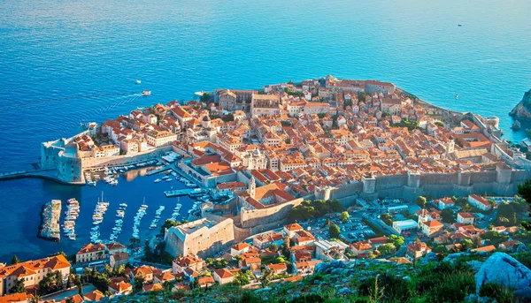 Dubrovnik Hava Manzarası Hırvat — Stok fotoğraf