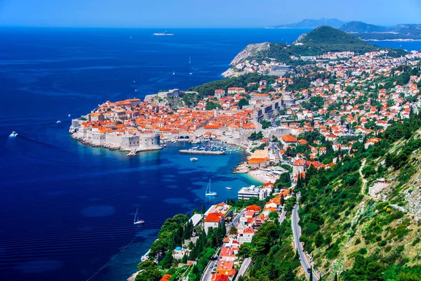 Luftaufnahme Von Dubrovnik Kroatien — Stockfoto