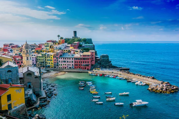 Picturesque Town Vernazza Province Spezia Liguria Italy — Stock Photo, Image