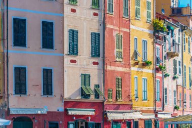 Mimari Portofino, Cenova Metropolitan şehir İtalyan Rivierası Liguria, İtalya