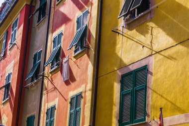 Mimari Portofino, Cenova Metropolitan şehir İtalyan Rivierası Liguria, İtalya