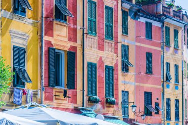 Mimari Portofino, Cenova Metropolitan şehir İtalyan Rivierası Liguria, İtalya