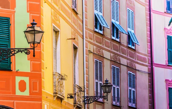 Architektura Města Sestri Levante Itálie — Stock fotografie