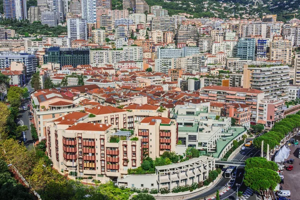 Вид Город Монако Французская Ривьера — стоковое фото