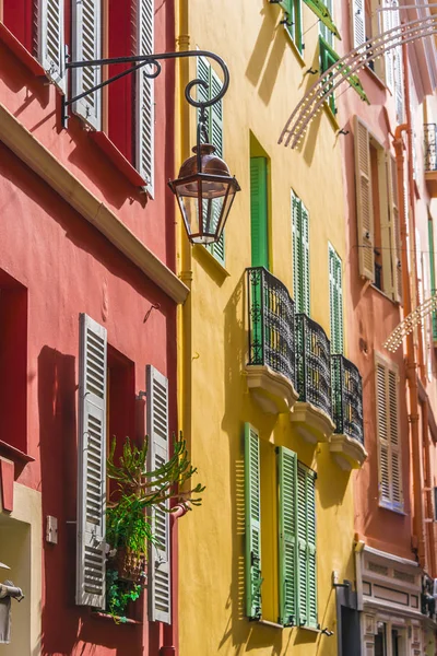 Architektura Stare Miasto Monako Riwierze Francuskiej — Zdjęcie stockowe