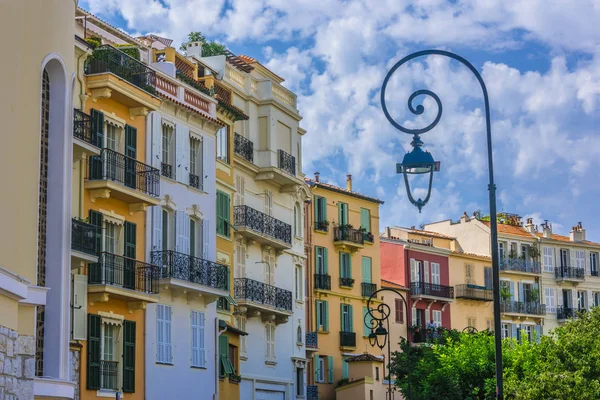 Arquitetura Cidade Velha Mônaco Riviera Francesa — Fotografia de Stock