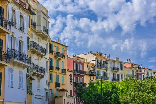 Arquitetura Cidade Velha Mônaco Riviera Francesa — Fotografia de Stock