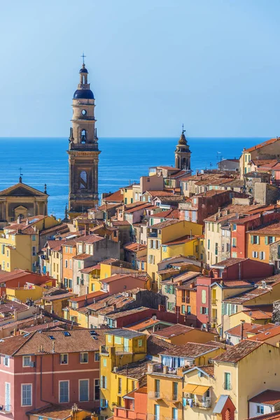 Old Town Architecture Menton French Riviera — Stock Photo, Image