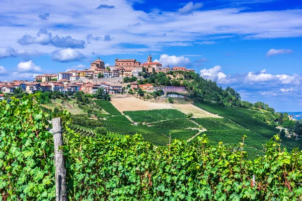 Vista Morra Província Cuneo Piemonte Itália — Fotografia de Stock