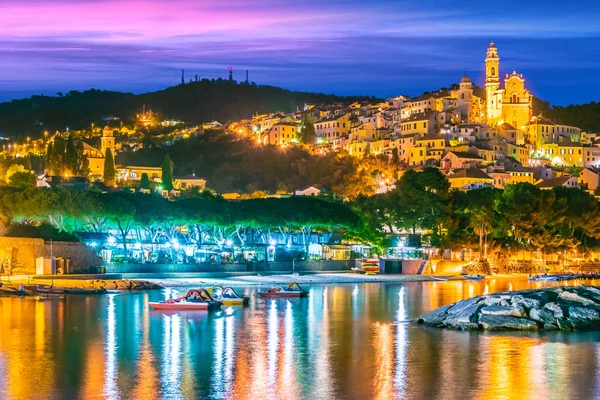 Village Cervo Italian Riviera Province Imperia Liguria Italy — Stock Photo, Image