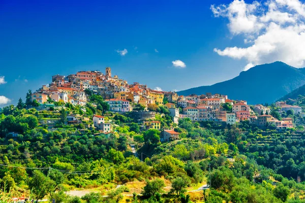 Veduta Perinaldo Provincia Imperia Liguria — Foto Stock