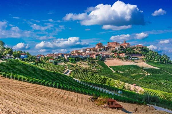 Vista Morra Província Cuneo Piemonte Itália — Fotografia de Stock