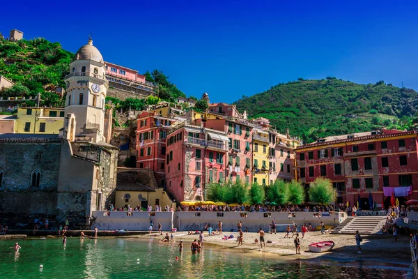 Vernazza Italia Set 2018 Pittoresco Comune Vernazza Provincia Spezia Liguria — Foto Stock