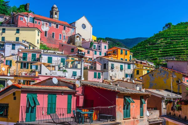 Pintoresca Ciudad Vernazza Provincia Spezia Liguria Italia — Foto de Stock