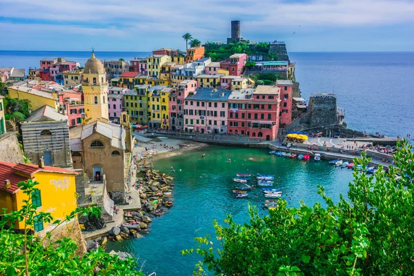 Picturesque Town Vernazza Province Spezia Liguria Italy — Stock Photo, Image