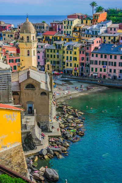 Vernazza Italy Sep 2018 Picturesque Town Vernazza Province Spezia Liguria — Stock Photo, Image
