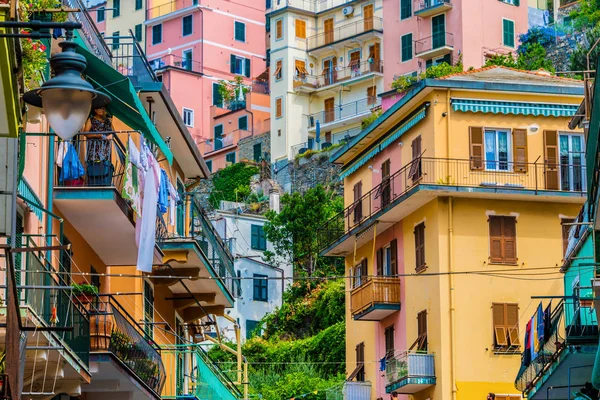 Arquitectura Manarola Provincia Spezia Liguria Italia —  Fotos de Stock