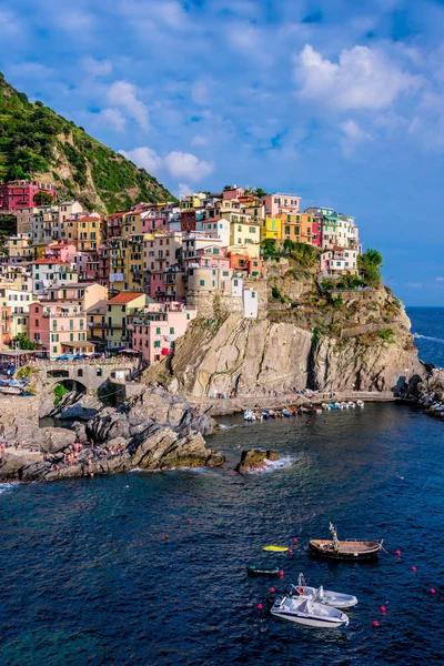 Manarola Italie Sep 2018 Ville Pittoresque Manarola Dans Province Spezia — Photo