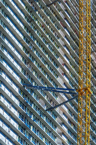 Construção Arquitetura Residencial Urbana Moderna — Fotografia de Stock