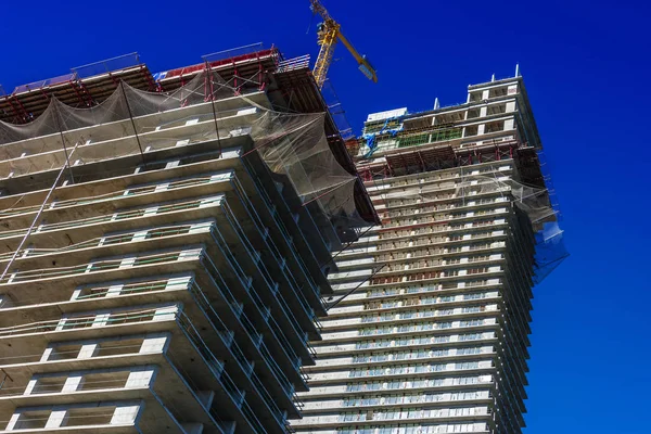 Construção Arquitetura Residencial Urbana Moderna — Fotografia de Stock