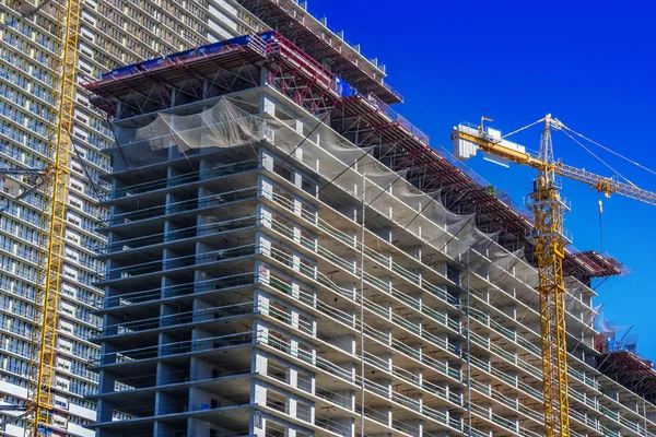 Construção Arquitetura Residencial Urbana Moderna — Fotografia de Stock