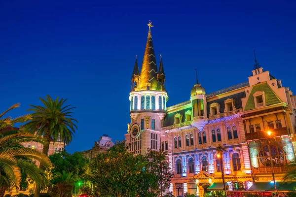 Batumi Georgia Oct 2018 Reloj Astronómico Centro Batumi República Autónoma — Foto de Stock