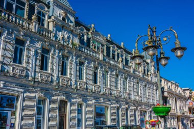 Batum, Gürcistan - 28 Ekim 2018: Mimari şehir merkezindeki Özerk Cumhuriyeti Acara, Gürcistan'ın Batum.