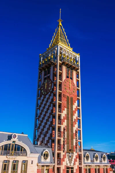 Architecture Batumi Piazza Center Batumi Georgia Night — Stock Photo, Image