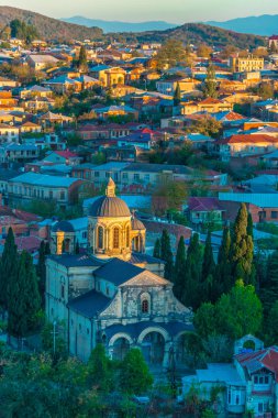Panoramik şehir Kutaisi: Imereti, Georgia bölgesinde