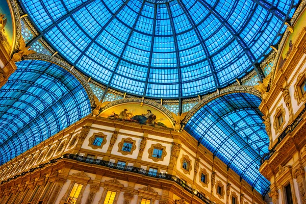 Interior Dari Galleria Vittorio Emanuele Bangunan Milik Umum Oleh Comune — Stok Foto