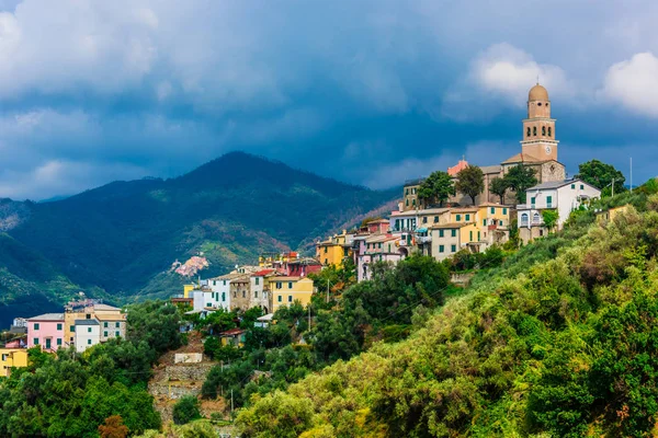 Vista Legnaro Provincia Spezia Liguria Italia — Foto de Stock