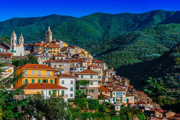 Vista Ceriana Provincia Imperia Liguria Italia — Foto de Stock
