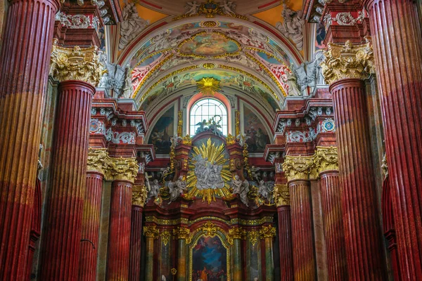 Poznan Pol Nov 2018 Innenraum Der Fara Basilika Der Maria — Stockfoto