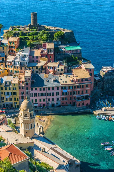 Ville Pittoresque Vernazza Dans Province Spezia Ligurie Italie — Photo