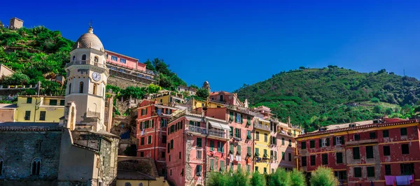 Pintoresca Ciudad Vernazza Provincia Spezia Liguria Italia — Foto de Stock