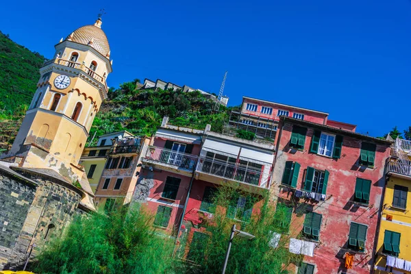 Schilderachtige Stad Van Vernazza Italiaanse Provincie Spezia Liguria Italië — Stockfoto