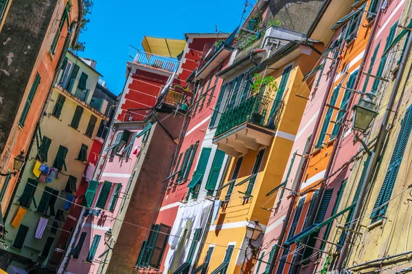 Arquitectura Vernazza Provincia Spezia Liguria Italia —  Fotos de Stock