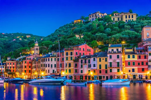 Malerisches Fischerdorf Und Ferienort Portofino Der Metropole Genua Der Italienischen — Stockfoto