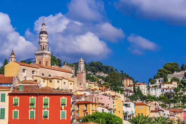 Old Town Architecture Menton French Riviera — Stock Photo, Image
