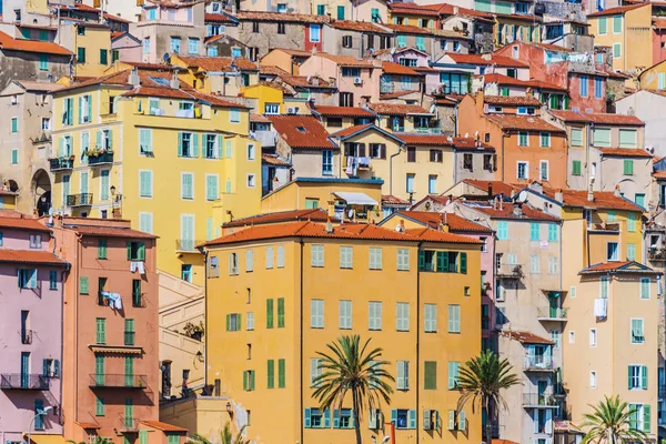 Staré Město Architektury Mentonu Francouzské Riviéře — Stock fotografie