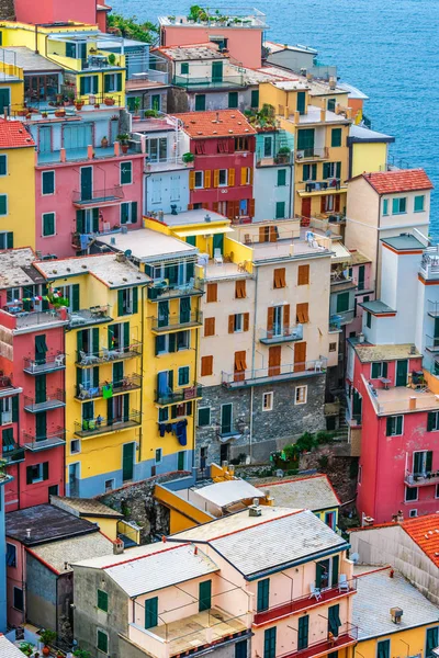 Festői Város Manarola Tartomány Spezia Liguria Olaszország — Stock Fotó