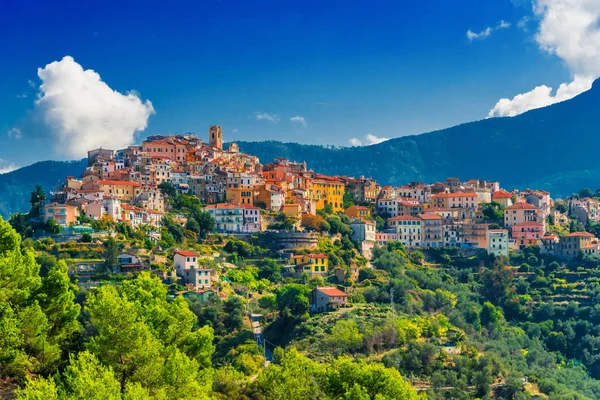 Vista Perinaldo Provincia Imperia Liguria Italia —  Fotos de Stock