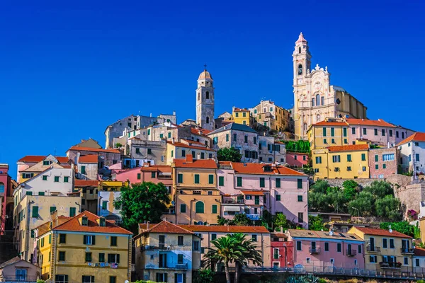 Pueblo Cervo Riviera Italiana Provincia Imperia Liguria Italia — Foto de Stock