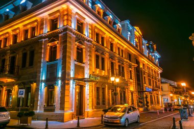 Batumi, Gürcistan - 28 Ekim 2018: Özerk Cumhuriyeti Acara, Gürcistan'ın Batum, mimari.