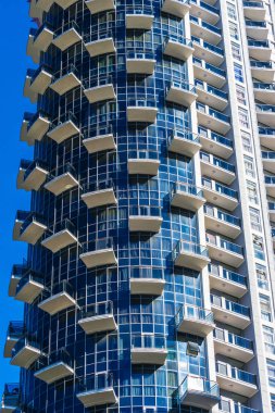 Batum, Gürcistan - 28 Ekim 2018: Batum, Gürcistan Modern kentsel konut mimarisi