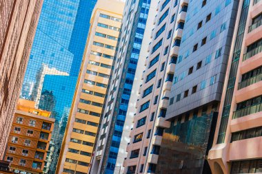 Abu Dhabi, Birleşik Arap Emirlikleri şehrin modern mimari