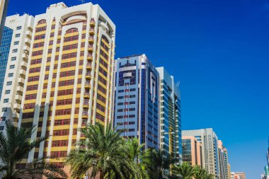 Abu Dhabi, Birleşik Arap Emirlikleri şehrin modern mimari